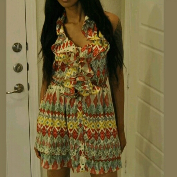 Hot and Delicious NWTS Colorful Dress SZ M - Picture 1 of 3